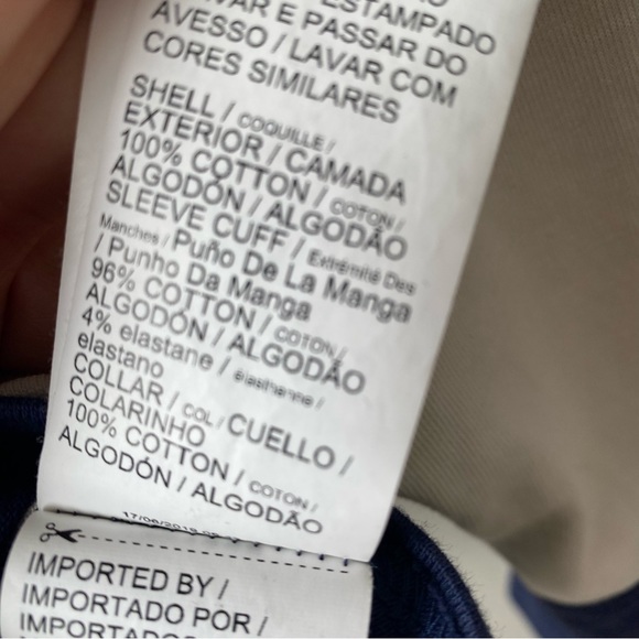 Puma Selena Gomez Blue White Stripe Long Sleeve Crop Rugby Shirt Women's XL - Picture 10 of 14